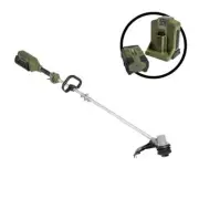 Green Machine String Trimmer 62V Cordless Electric Cut Swath+Quick Reload Spool