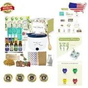 Luxury Soap Making Kit: Melter, Floral Molds & Dyes for Unique Gifts & Projects