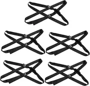 [Minkissy] 5 Sets Luggage Strap for Suitcases Durable and Travel Accessory for Securely Fastening Luggage Convenient Design for Easy Carrying and Versatile