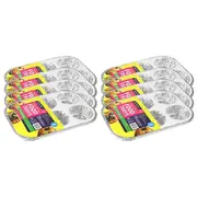 24pc Topchef Home Kitchen 6 Muffin Disposable Aluminium Foil Baking Tray