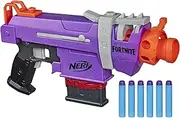 Nerf Fortnite - SMG-E Motorized Blaster - 6-Dart Clip - 6 Official Nerf Elite Darts - Epic Games Fortnite - Toys for Kids - E8977 - Ages 8+