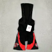 Primal Cycling Bib Shorts Mens Medium Black Pro T9 APX Chamois Padded Stretch