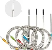 Inkbird Replacement Colored Probe 4-Pack Kit Only Compatible with IBT-4XS/IBT-6XS Meat Thermometer, Ultra Accurate & Fast Up to 572°F/300°C （Only for IBT-4XS/IBT-6XS Thermometer）