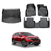 3D Floor Mats Boot Liner for Honda CRV CR-V 2017-2023 All Weather Heavy Duty Cargo Car Trunk Luggage Tray