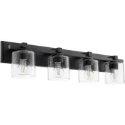 Quorum International 5369-4-269 Fort Worth Bathroom Vanity Light Noir