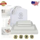 Luxury 800 Thread Count California King Cotton Sheets - Deep Pocket Light Grey