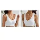 CrossBack Design Plus Size Wireless Bra for Women's For Yoga and Fitness