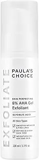 Paula's Choice Skin Perfecting 8% AHA Gel Exfoliant With Glycolic Acid Chamomile & Green Tea, Leave-On Gentle Exfoliator For Wrinkles, Fine Lines & Discolouration, Fragrance-free & Paraben-free, 100 mL
