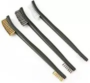 3pcs Mini Wire Brush Set Rust Paint Metal Cleaner Cleaning Welding Slag and Rust
