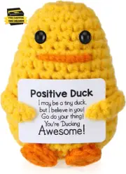Positive Crochet Animals Duck Emotional Support Nuggets Pickle Potato Inspiratio