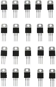 SHUATI 20pcs Chip IC, 5A 60V Darlington Transistors, TIP120 TO-220 Power Transistor, Darlington Bipolar for DIY Electronic