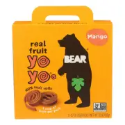Real Fruit Roll Yoyo Mango 3.5 Oz(Case Of 6) By Bear Yoyo