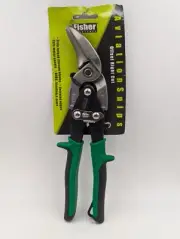 New Aviation Snips, Offset Right Cut, Serrated Drop Forged Chrome Blades