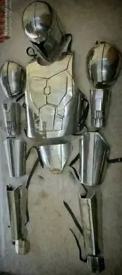 18 Ga Mandalorian Inspired Full Armor Suit Mandaloriann Helmet Costume Helloween