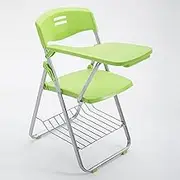 Stackable Conference Chair with Tablet Arm Mesh Backrest & Padded Seat – Perfect for Office School Training Rooms & Reception Areas – & Space-Saving Design KeYJ