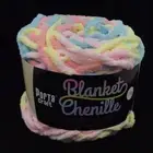 Blanket Chenille - Blanket Polyester Wool 80m - 100g - Multi Rainbow Paddle Pop