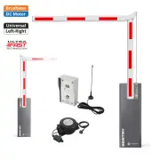 SENTRY BRUSHLESS Low Voltage Articualted 90 Boom Barrier Gate and Intercom