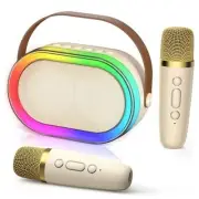 Karaoke Machine for Kids Adults, Portable Bluetooth Speaker Mini Karaoke