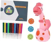 KICHOUSE Cartoon Deer Projection Egg Painting Set Early Learning Educational Toy Fawn Projector for Boys and Girls