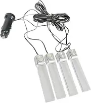 Car LED Lights Interior,Car Pedal Lights 2 Colors | DC 12V Auto Ambient Lighting Ornament DC 12V Car Strip Light Under Dash Lighting Kit for Car SUV