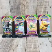 4 PACK Pokemon Cards Sword & Shield VIVID VOLTAGE Sleeved NEW 10 Cards Per Pack