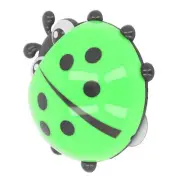 (2 Sets) Green Cartoon Ladybird Suction Cup Toothbrush Holder Toothpaste HG