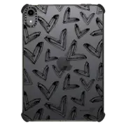 iPad mini (6th gen) iPad Impact Case Dripping Hearts Black