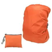 20L Backpack Rain Cover with Drawstring Bag, Oxford Cloth, XS, Orange