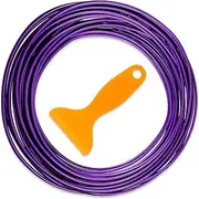 32 Feet Car Interior Moulding Trim Strips Universal Car Decoration Pinstriping Filler Insert Strips Dashboard Decorative DIY Flexible Garnish with Installing Tool(Simple Style,Purple)