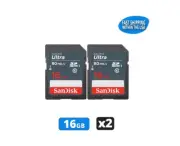 16GB Sandisk Ultra SD cards for Camera / Trail Camera / Computers (2 Pack)