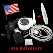 Dental Ultrasonic Piezo Scaler with 5* tips Wrench Whole Unit + Extra Handpiece