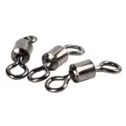 100pcs Fishing Rolling Barrel Swivel Connector Solide Rings Tackle Fishing