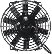 ZFGVGNMTYA 8 9 10 12 14 Inch Universal Slim Fan Push Pull Electric Radiator Fan Cooling & Mounting Kit 12V 80W 2100RPM Fans and Kits(12 inch)