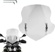 Scooter Windscreen - Motorcycle Windscreen Acrylic Thick Motorcycle Windshield | Heavy Duty Scooter Windshield Transparent Scooter Windshield Wear-resistant