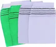 Healeved Bath Gloves Coarse Texture Pcs Mittens Exfoliating Spa Gloves Travel Home Spa Supplies