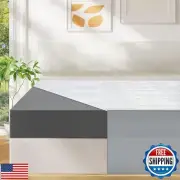 VISCOFLEX Firm Mattress Topper King Size, 4 Inch High Density Support Foam wi