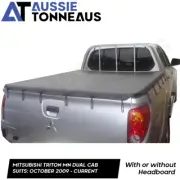 Bunji Tonneau Cover for Mitsubishi MN Triton Dual Cab Ute (Oct 2009 to 2015) (for: Mitsubishi)