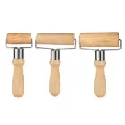 Wooden Rolling Pin T Shape Non-stick Pastry Roller for Pizza Cookies Breads