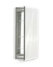 Robern PLM2430B 23 1/4" Reversible Hinged Single Door Mirrored - Grey