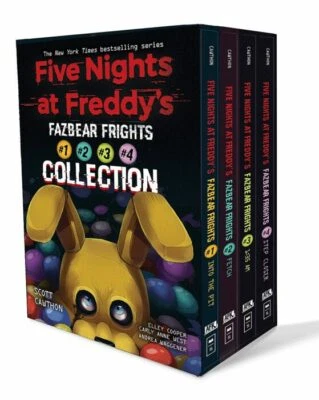 Five Nights at Freddys Fazbear Frights 4 Book Boxed Set Scott Cawthon SHIPS FAST