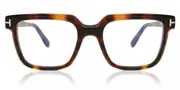 Tom Ford FT5889-B Blue-Light Block 053 Men's Glasses Tortoiseshell Size 53 - Private Health Rebate - Blue Light Block Available
