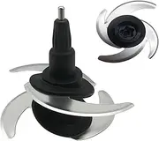 SYWAN Blender 4 Blade Replacement for Ninja 64oz 72oz Food Processor Bowl Chopping Blade 319KKU770 Compatible With Ninja 8-Cup 9-Cup Pitcher CT682SP BL681A BL682 BL770 BL770AMZ and More