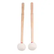 Length 33.5cm Timpani Stick Felt Mallet with Wood Handle Drum Accessories Pac...