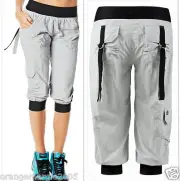 ZUMBA FITNESS Dance! CAPRI CARGOS PANTS -HIP HOP--Convention HARRODS sizes S M L