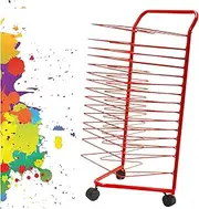 Classroom Drying Rack,(16th Floor) Art Drying Rack,Print Racks Metal Art Work Storage Display Rack,Space Saving Rack for Art Classrooms, Offices and Homes (Size : Style 2)