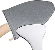 Clothes Steamer Hand Mitt, Handheld Steamer Mitt, Handheld Anti Steam Mitt Ironing Mesh Pad, Protective Ironing Mitt with Finger Loop for Garment Steamer