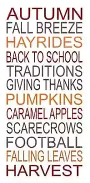 FALL STENCIL**Autumn Pumpkins Harvest...**Large 12x24 for signs Crafts Halloween