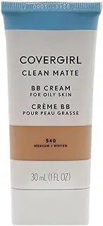 [COVERGIRL] Clean Matte BB Cream For Oily Skin - 540 Medium For Women 1 oz Makeup