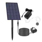 Solar Powered Air Pump Kit 2.5w Solar Panel Air Pump Air Hoses And Airing Stones