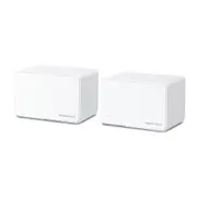 Mercusys Halo H80X(2-pack) AX3000 Whole Home Mesh Wi-Fi 6 System, 3000 Mbps Dual Band Wi-Fi, Up to 460 Square Meters, 574/2402 Mbps, MU-MIMO (WIFI6)